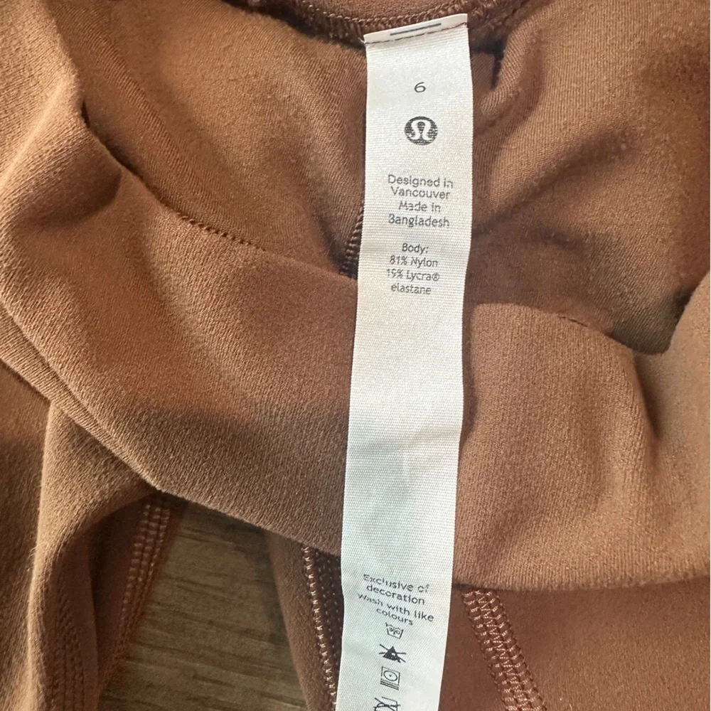 Lululemon Align High-Rise Pant 28” Size 6 Brown - Picture 4 of 8